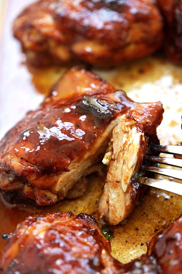 Baked Honey Barbecue Chicken