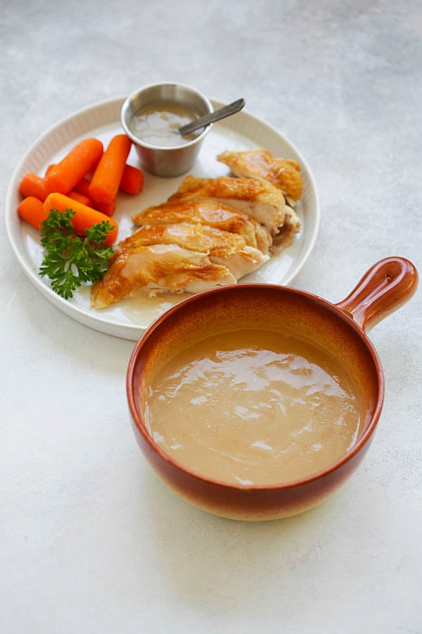 Quick and easy homemade gravy with only 4 ingredients.