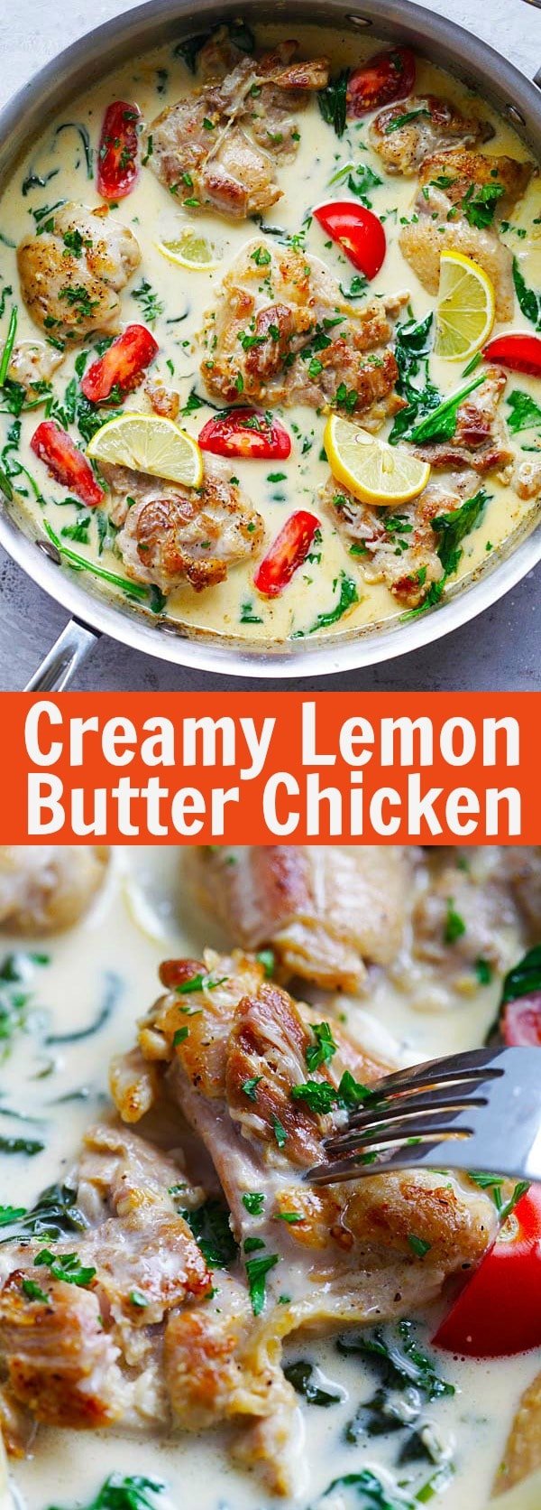 Lemon Butter Chicken The Best Chicken Skillet Recipe Rasa Malaysia