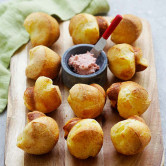Popovers with Strawberry Butter