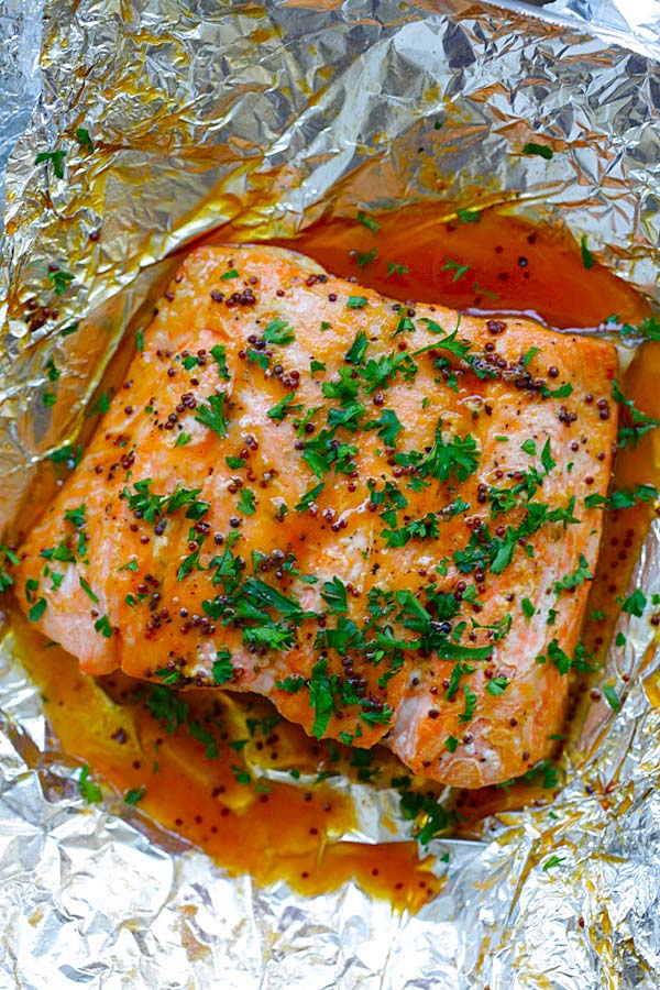 Spicy Honey Baked Salmon The Best Salmon Recipe Rasa Malaysia