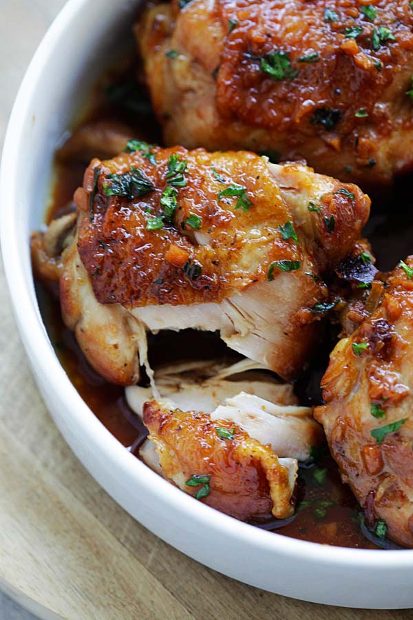 Honey garlic chicken thighs pressure cooker hot sale