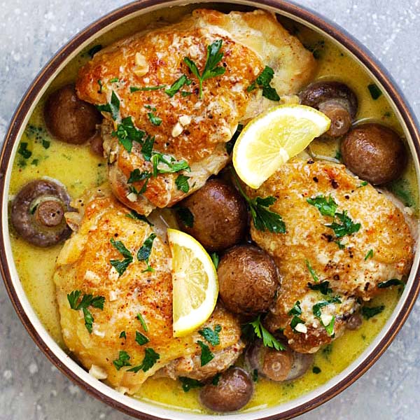 Chicken thighs instant pot cream of mushroom hot sale