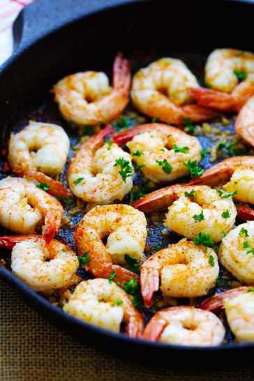 Garlic Shrimp - Easy Shrimp Recipes - Rasa Malaysia