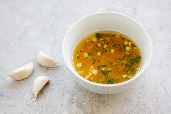 Honey Garlic Butter sauce perfect for chicken, fish, scallops etc.