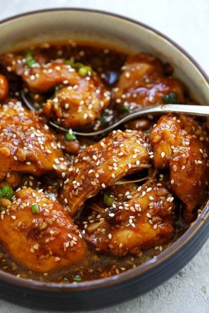 Honey Sesame Instant Pot Chicken (with Juicy Thighs!) - Rasa Malaysia