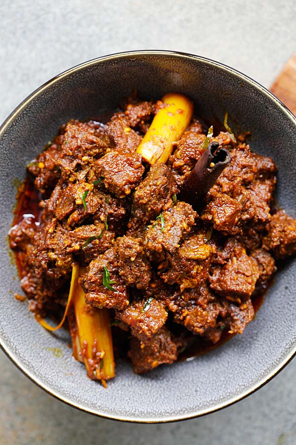 Rendang Daging Ala Minang RESEPI t Food