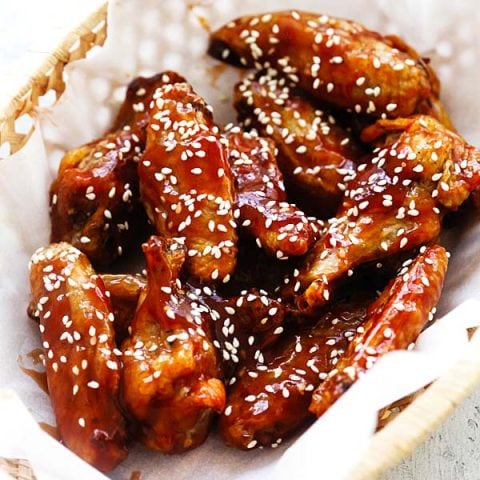 sweet and sour chicken wings