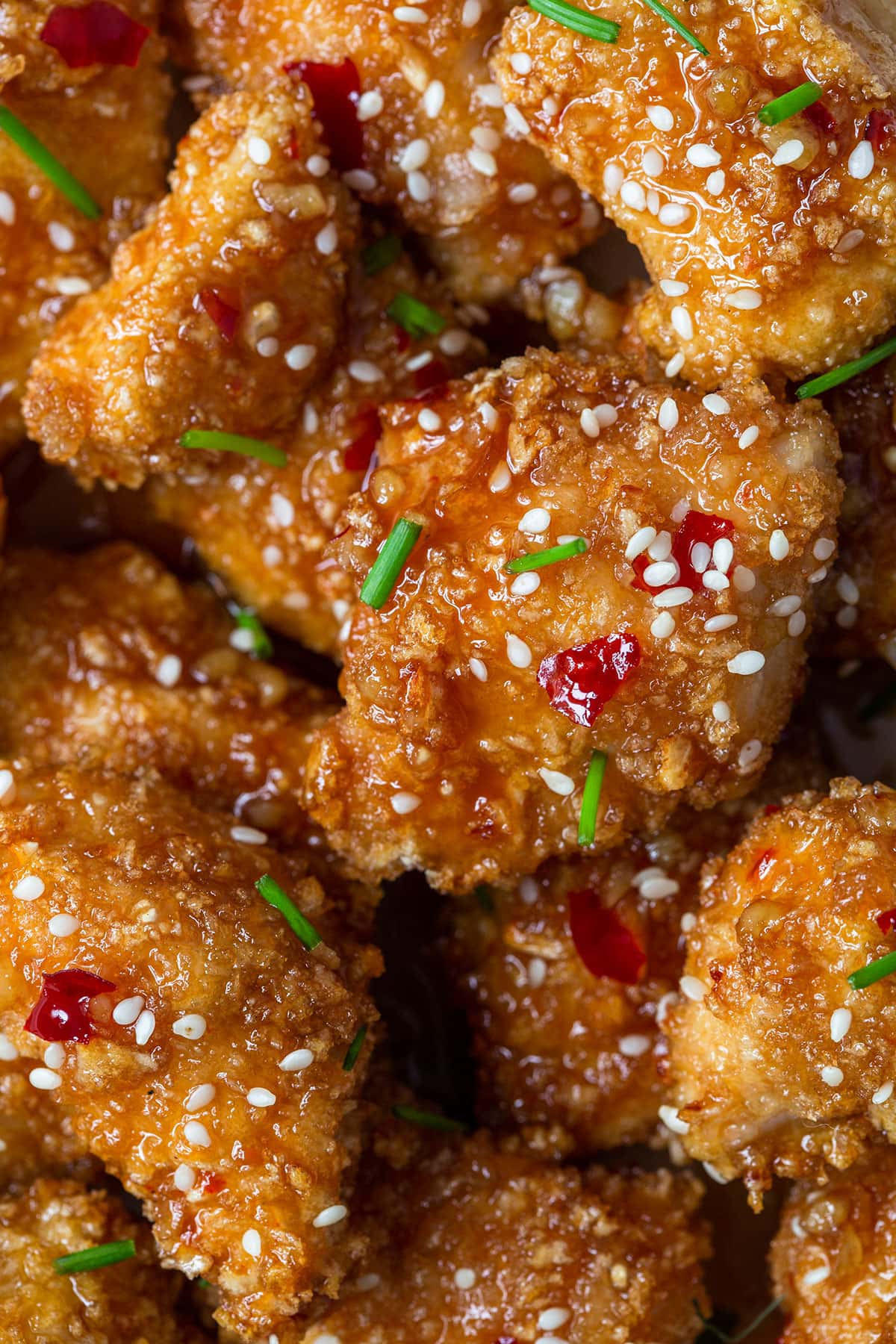 Honey Garlic Chicken Bites – panko-crusted baked chicken nuggets with a sweet and savory honey garlic sauce. So sticky sweet and good | rasamalaysia.com