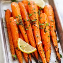 Lemon Herb Roasted Carrots