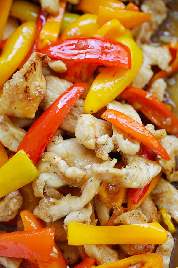 Sweet Pepper Chicken Easy Delicious Recipes
