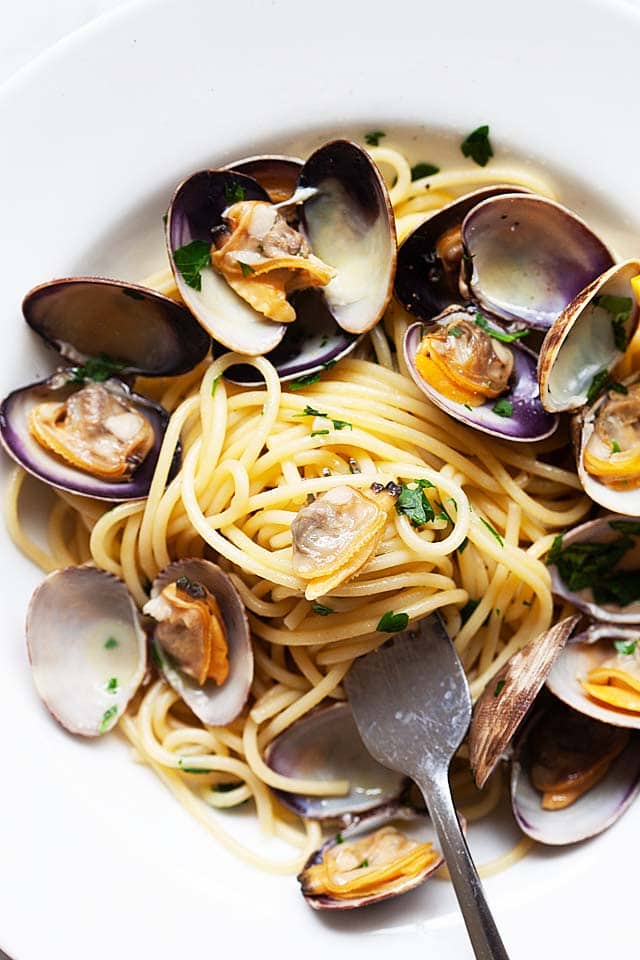 Spaghetti alle Vongole - Spaghetti with Clams - Rasa Malaysia