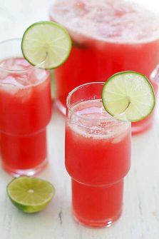 Watermelon-Lime Agua Fresca - Rasa Malaysia