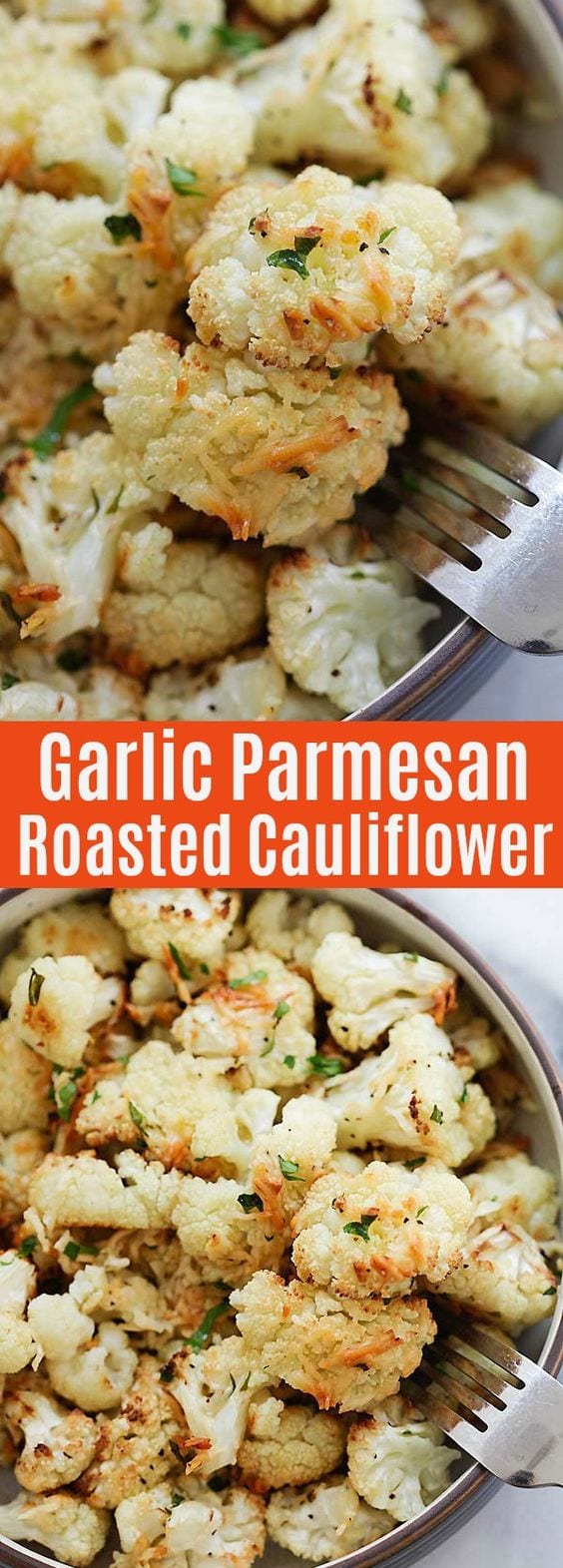 Garlic Parmesan Roasted Cauliflower Rasa Malaysia