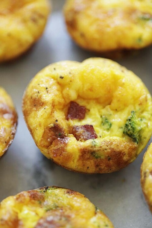 Bacon Broccoli Egg Bites (Starbucks Egg Bites Copycat!) Rasa Malaysia