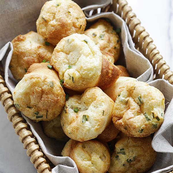 Perfect Parmesan Popovers - Yes to Yolks