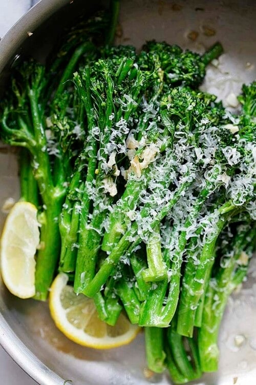 Garlic Parmesan Broccolini Rasa Malaysia