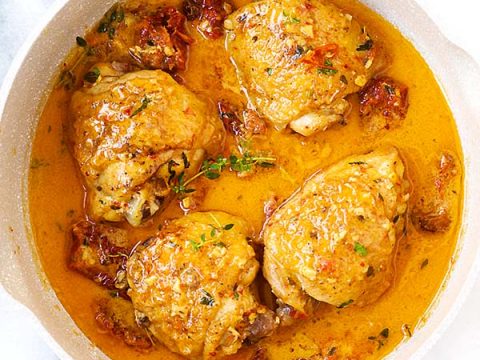 Instant Pot Creamy Sun Dried Tomatoes Chicken Rasa Malaysia