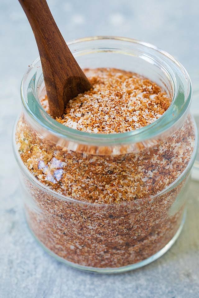 Dry rub recipe.