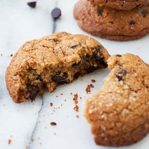 salted chocolate chip cookies