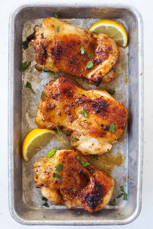 Easy Cajun chicken, ready to serve.