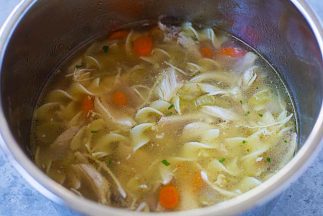 Instant Pot Chicken Noodle Soup - Rasa Malaysia