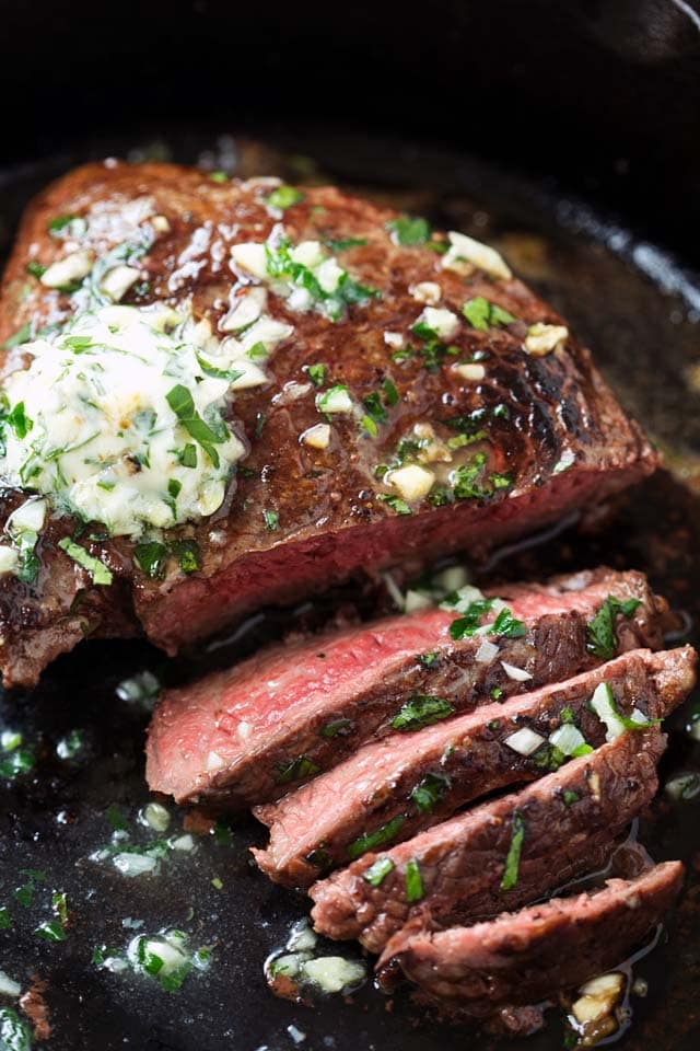 Skillet Garlic Butter Steak Rasa Malaysia