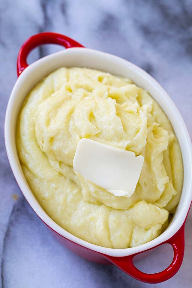 Creamy Mashed Potatoes Best Mashed Potato Recipe Rasa Malaysia