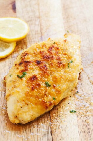 Chicken Breast Recipes - Baked Chicken Breast with Parmesan Cheese