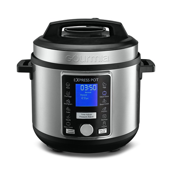 Gourmia® Stainless Steel 6qt. Auto Release Pressure Cooker (Model: GPC965)