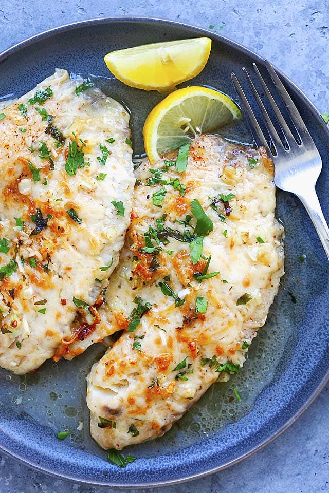 Lemon Parmesan Tilapia (Best Tilapia Recipes) Rasa Malaysia