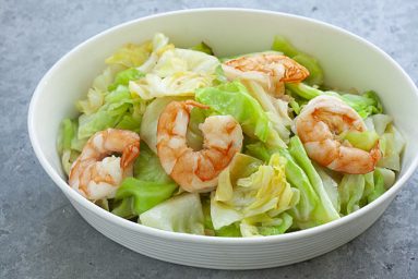 Easy Sauteed Cabbage (with Shrimp) - Rasa Malaysia