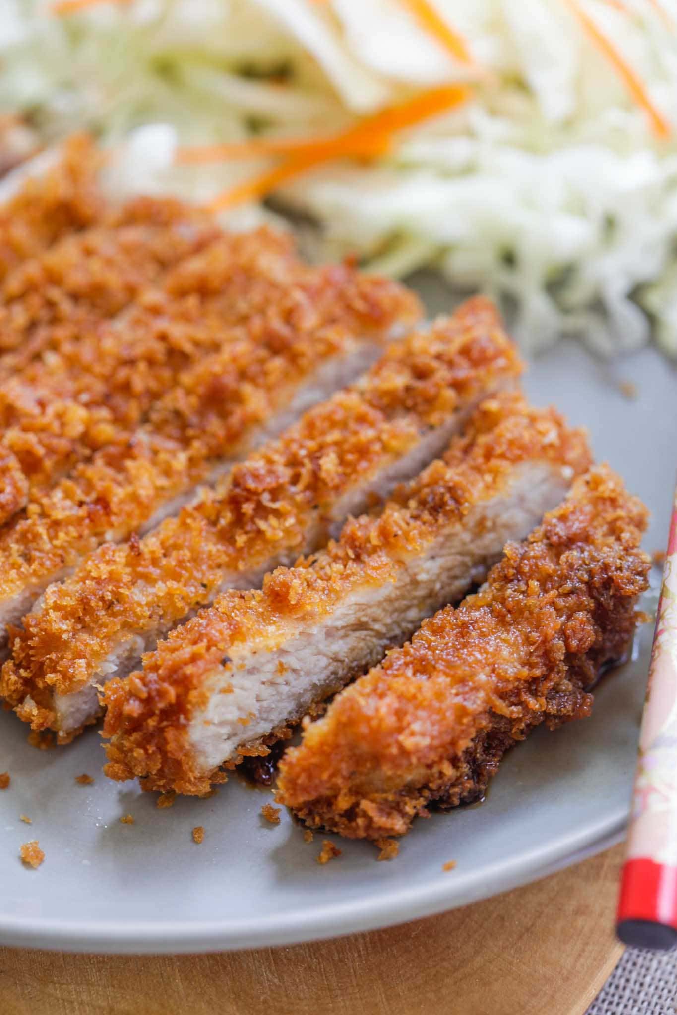 Crispy Tonkatsu (Japanese Pork Katsu) - Drive Me Hungry