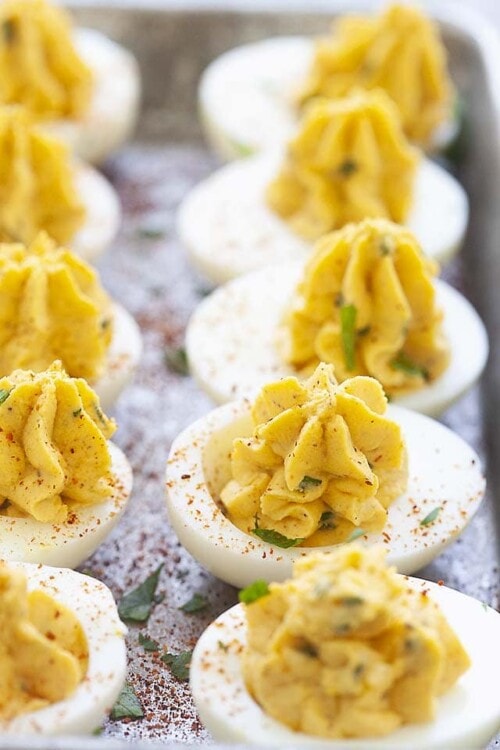 Sriracha Deviled Eggs Easy Homemade Recipe Rasa Malaysia 3507