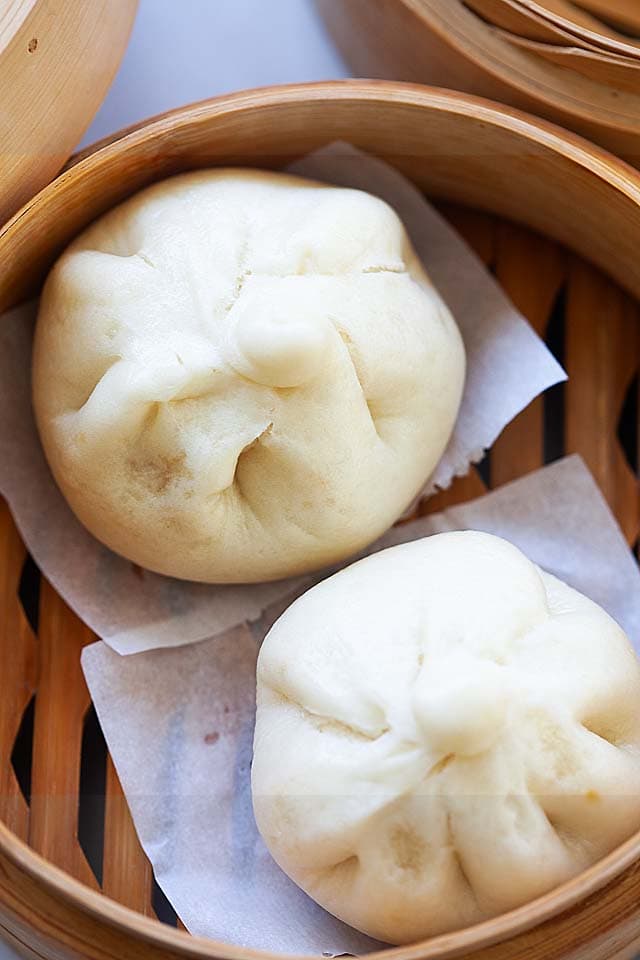Char siu bao recipe made of char siu bao dough and pork.