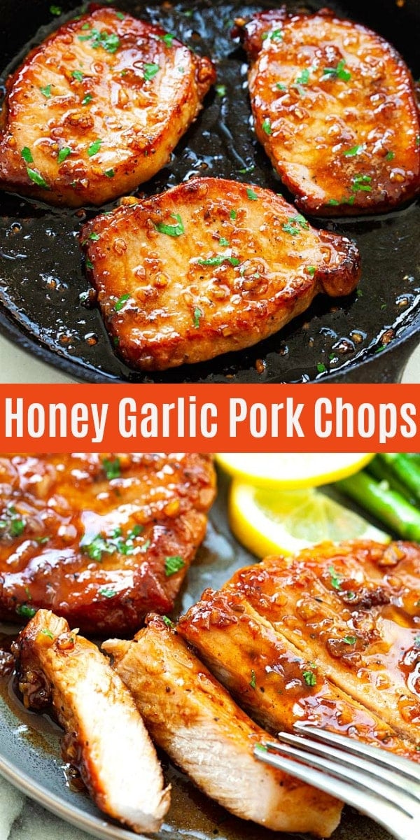 Boneless Pork Chops (with Honey Garlic Sauce!) - Rasa Malaysia