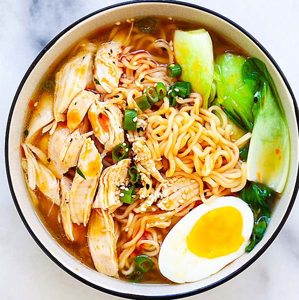 Souped-Up Ramen-Style Noodle Bowl Recipe