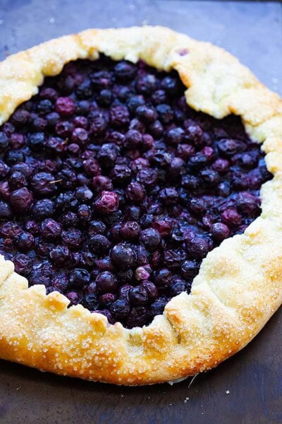 Blueberry Galette (Extra Buttery Crust!) - Rasa Malaysia