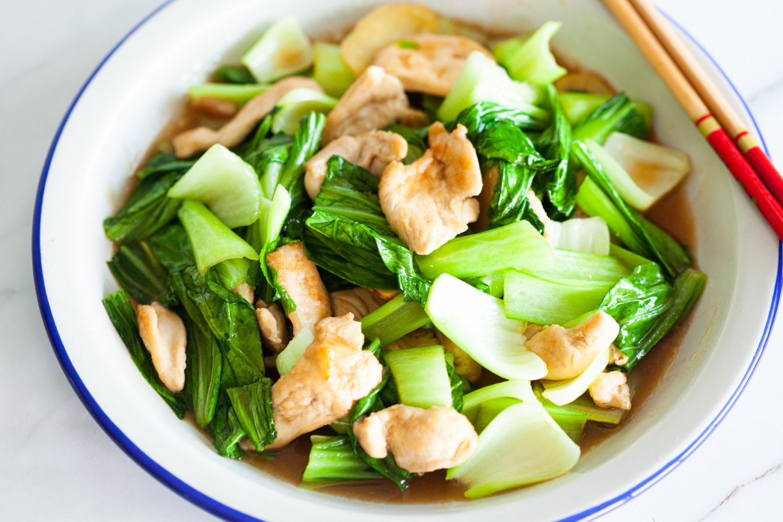 Bok Choy Chicken (Healthy and Low Calories!) Rasa Malaysia