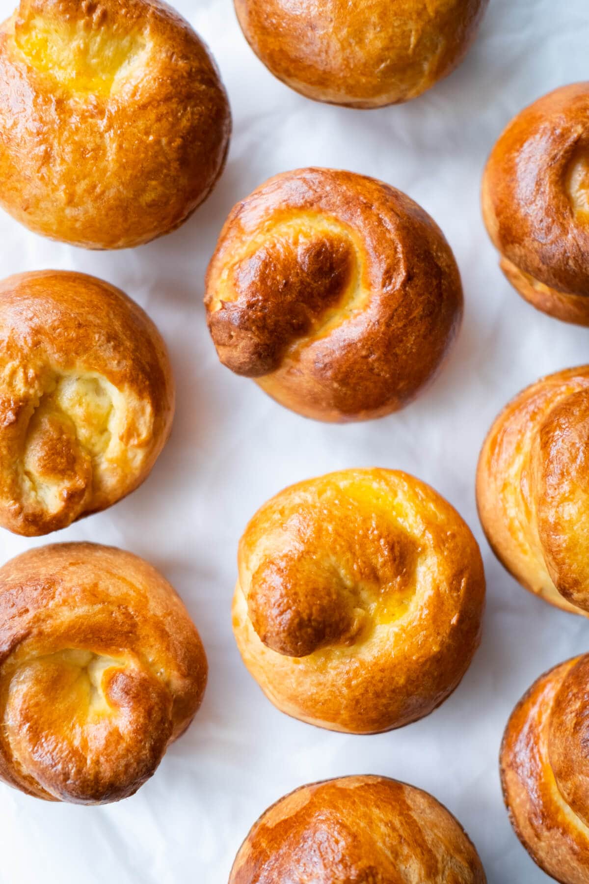 Delicious, flaky and buttery homemade French Brioche rolls recipe.