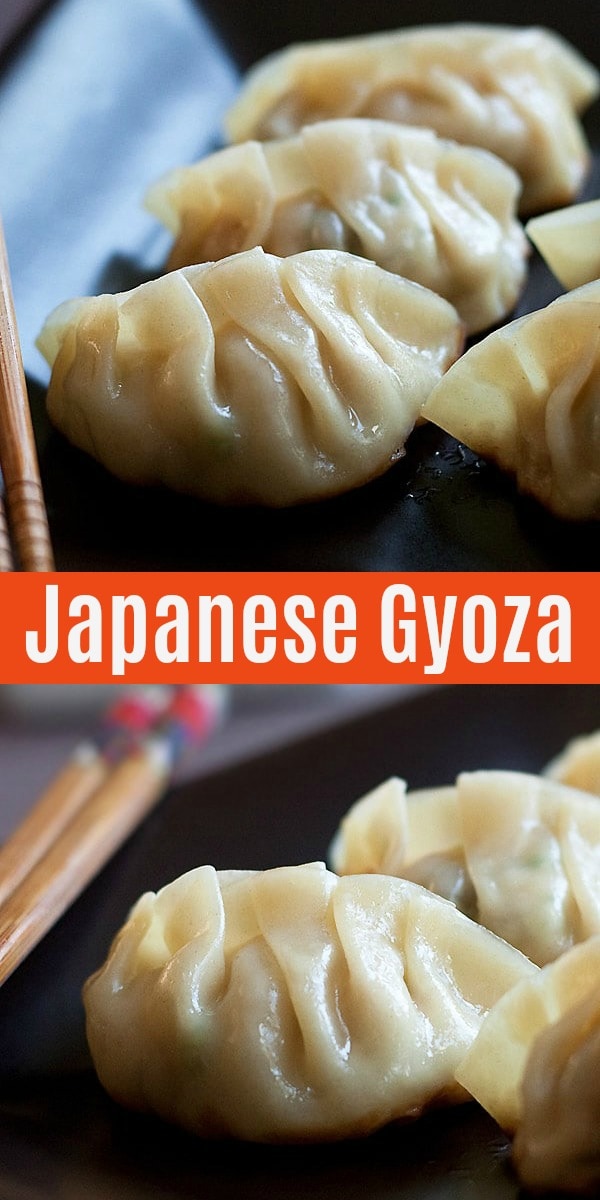 Gyoza (Juicy and Crispy Dumplings!) - Rasa Malaysia