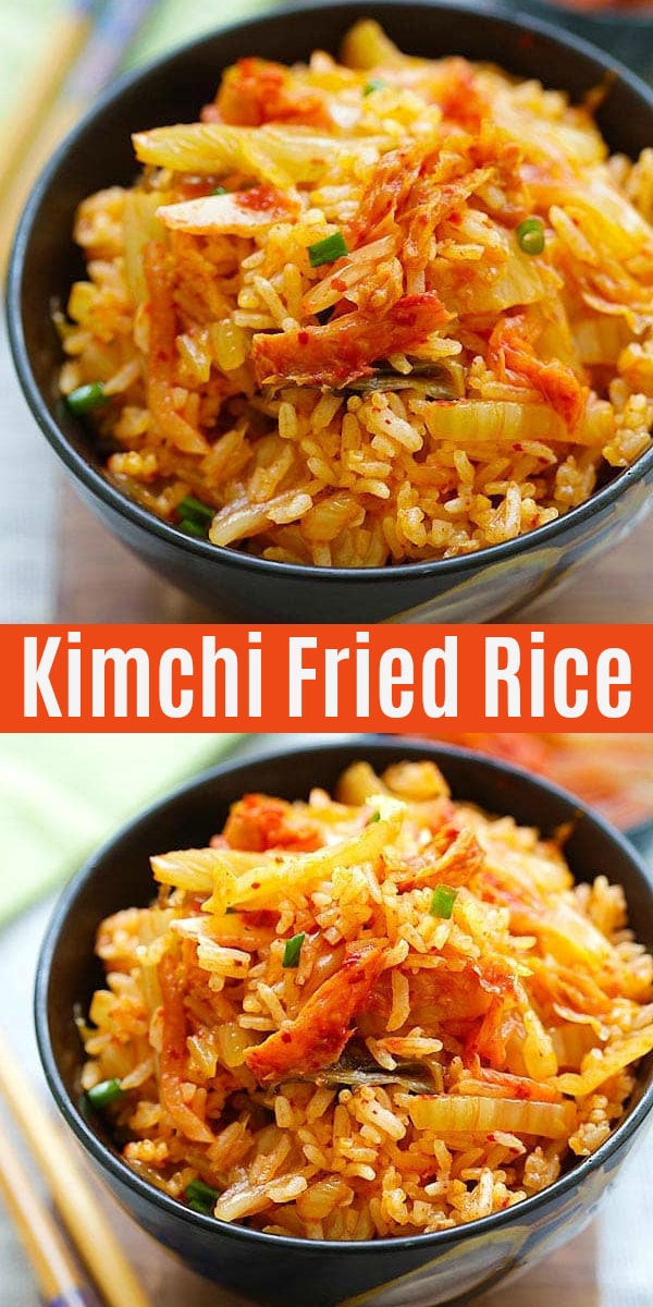 Kimchi Fried Rice Ready In 15 Mins Rasa Malaysia