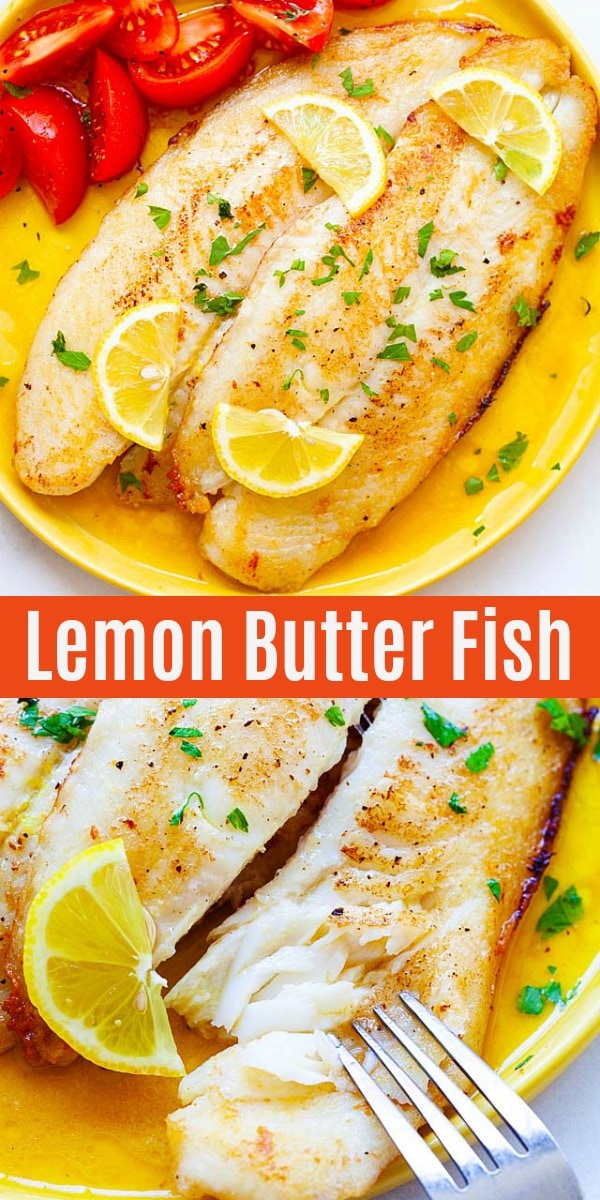 Lemon Butter Swai Fish Pan Fried Fish Recipe Rasa Malaysia