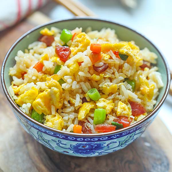 Super Easy Chinese Rice Cooker Fried Rice