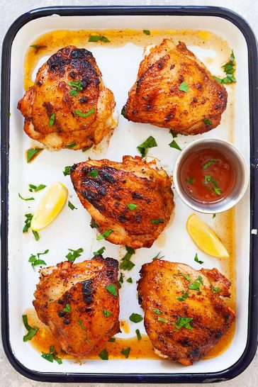 Juicy Grilled Chicken Thighs (The Best Recipe Ever!) - Rasa Malaysia