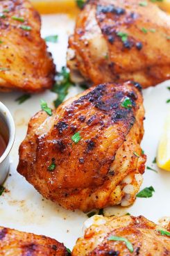 Juicy Grilled Chicken Thighs (The Best Recipe Ever!) - Rasa Malaysia