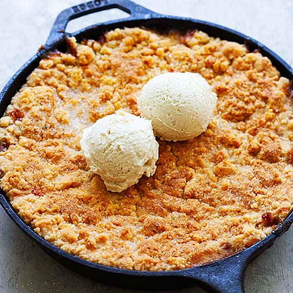 peach cobbler