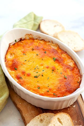 Crab Dip (Extra Cheesy with Cream Cheese!) - Rasa Malaysia