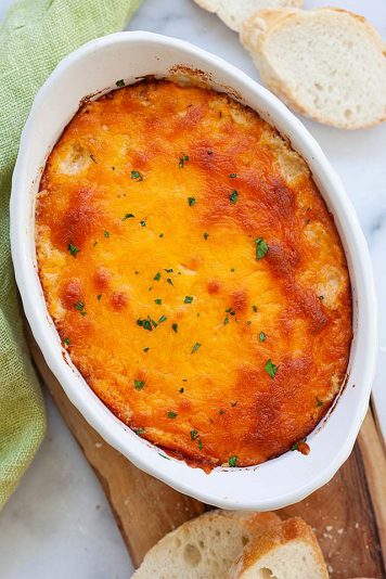 Crab Dip (Extra Cheesy with Cream Cheese!) - Rasa Malaysia