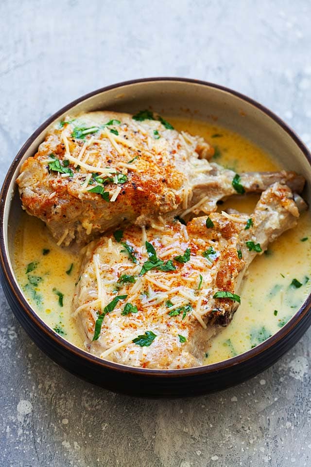 thin bone in pork chops instant pot